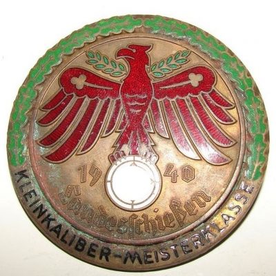 Shooting award pin.