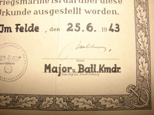 Death certificate of a German sailor - Image 4