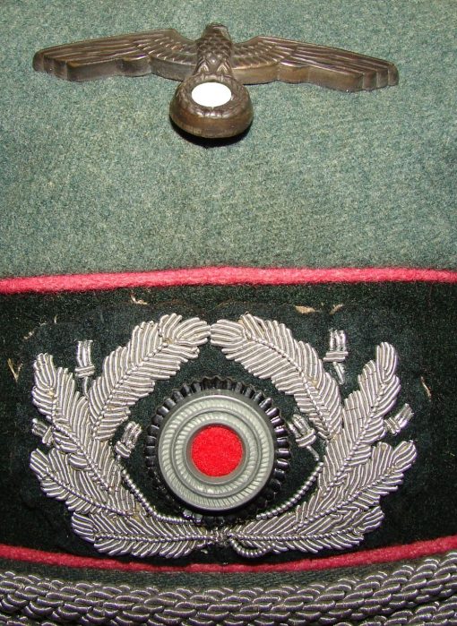 Officer's cap of the Heer armored troops. - Image 2