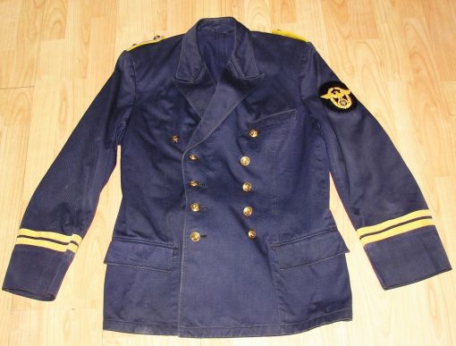 Summer jacket of a junior officer of the Wasserschutzpolizei.