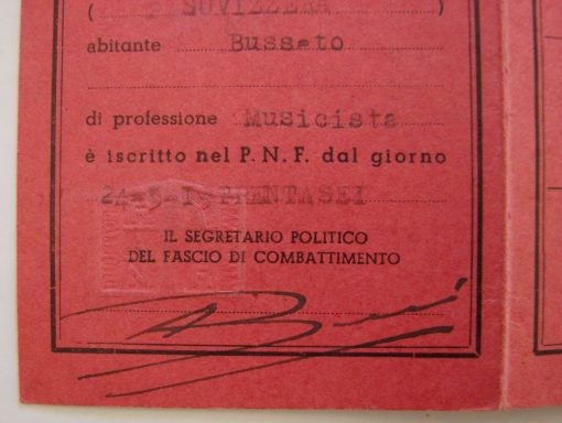 Documents of an Italian in the service of Germany. - Image 7