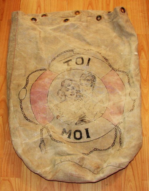 French Indochina era sailor bag