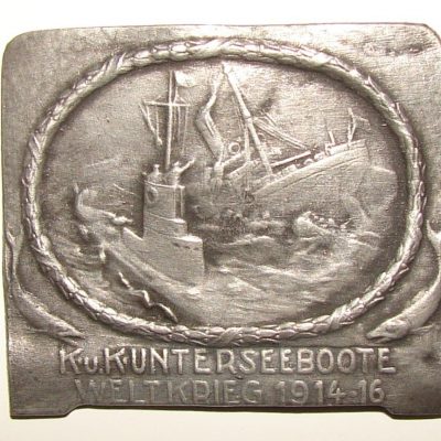 Insigne de coiffure de Uboot de la 1ère guerre mondiale