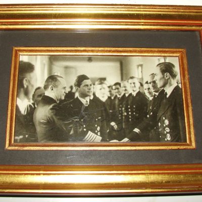 Photo of Admiral Dönitz with his signature