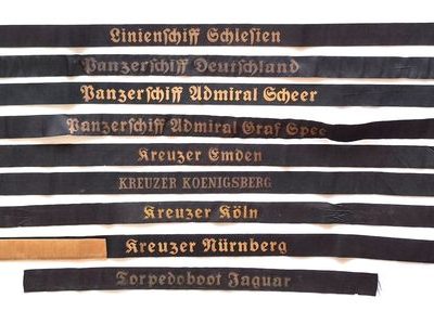 Kriegsmarine sailor cap ribbons