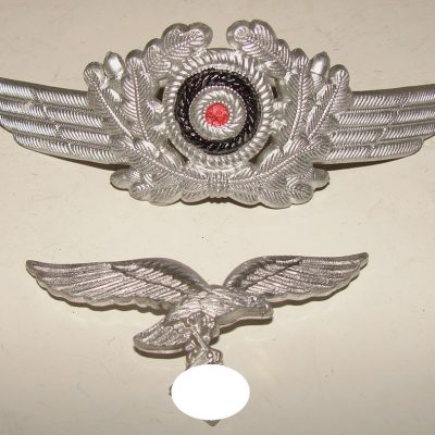 Insignes LW de casquette troupe.