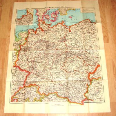 Carte de l'Allemagne édition Française 1943.