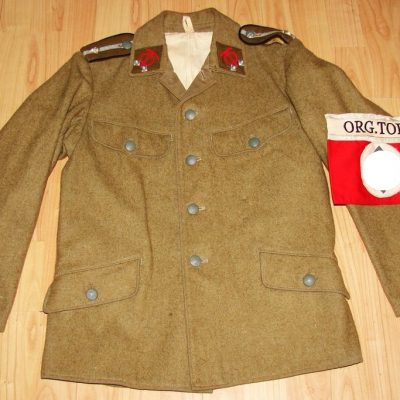 Veste d'officier de l'organisation Todt.