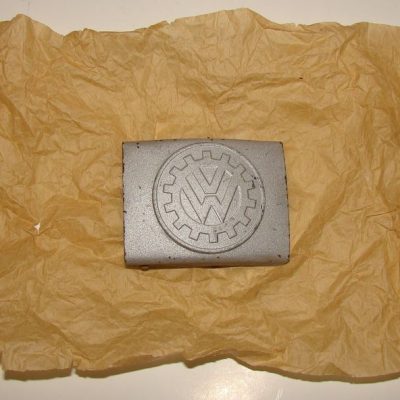 Boucle de ceinturon du personnel de protection de l'usine Volkswagen.