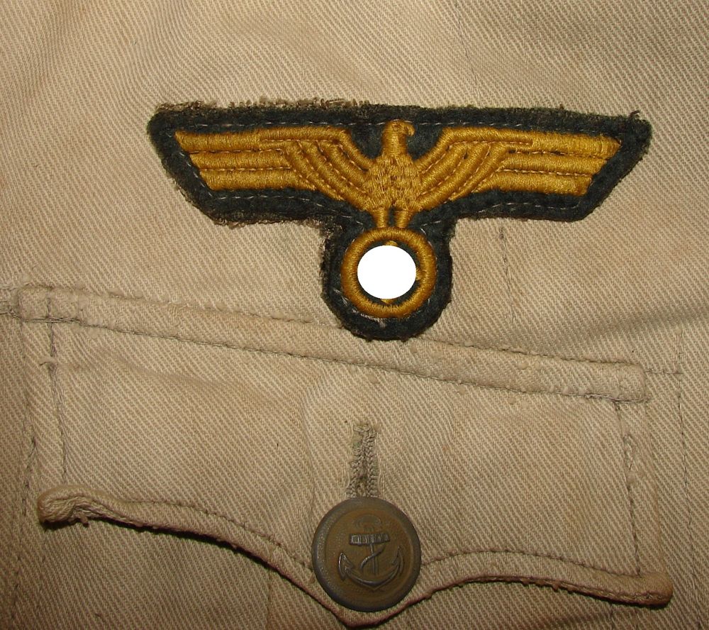 Veste tropicale d'officier d'artillerie de la kriegsmarine – Image 4