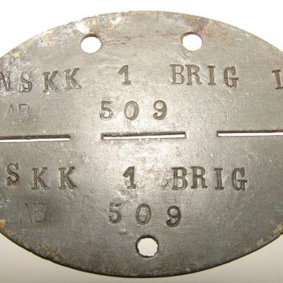 Plaque d'identité d'un soldat du NSKK